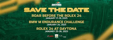 daytona Rolex 2025 dates